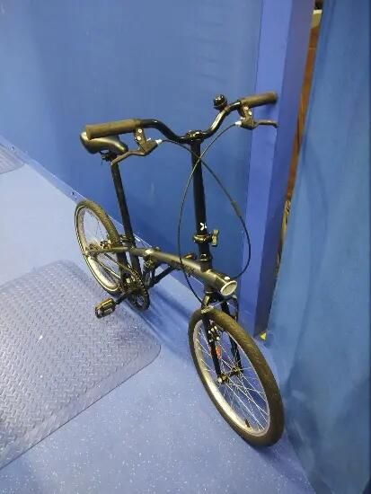 Bicicletă Pliabilă Tilt 100 Gri - universală - (SecondHand) Decathlon