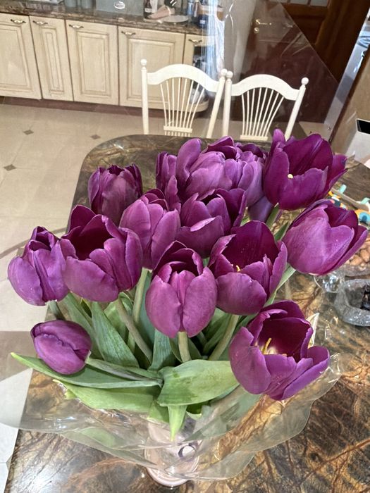 Букет 15 тюльпанов