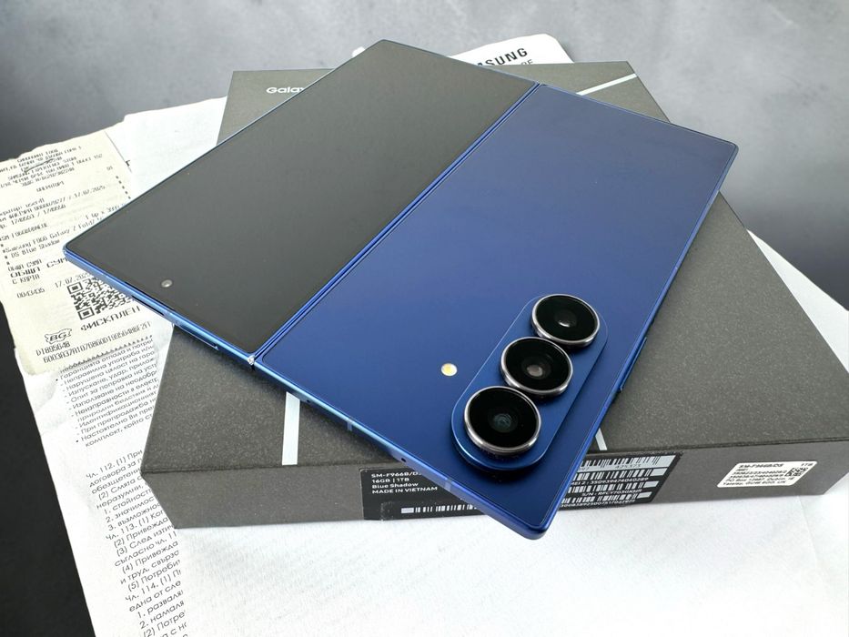 Samsung Galaxy Z Fold 7 5G 1TB 16RAM Blue Отличен! Гаранция!
