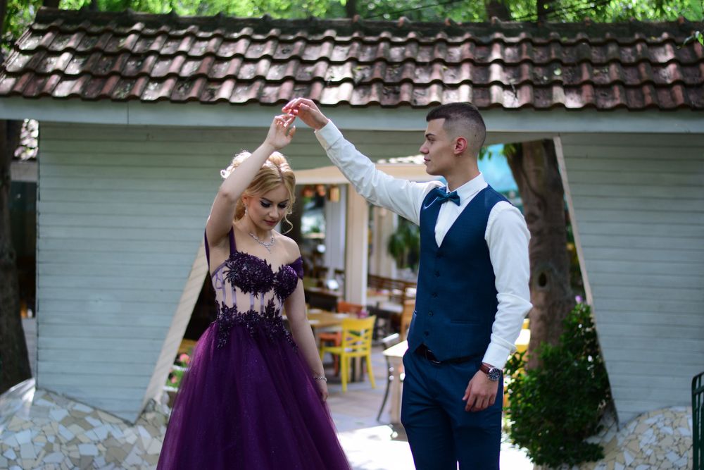 Бална рокля - лилава