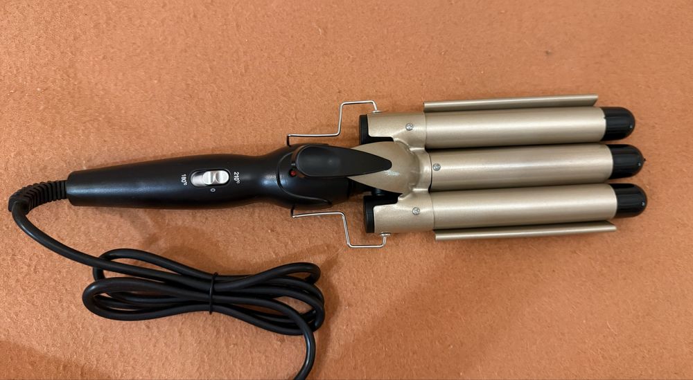 Волновая плойка тройная