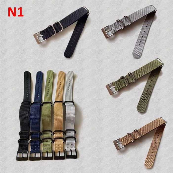 NATO/ZULU Текстилна каишка за Samsung Huawei Xiaomi Garmin Amazfit