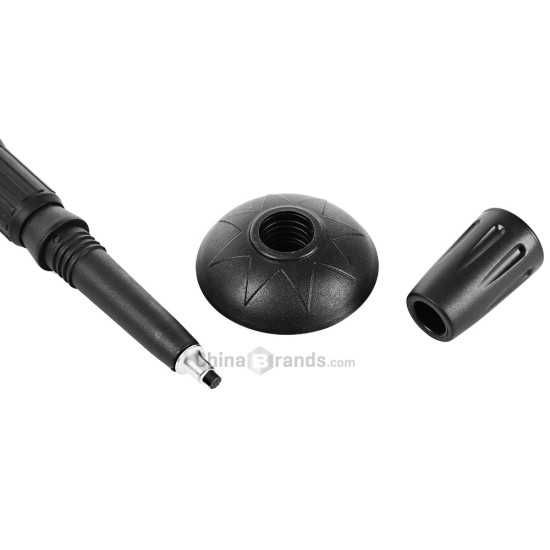 2 бр Телескопична туристическа щека бастун фенер