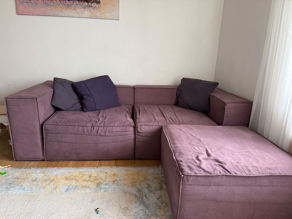 Большой диван для зала трансформер