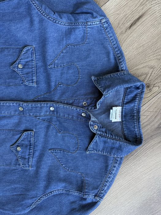 Camasa Blug TODD OLDHAM Western Deosebit Albastru Barbati | Marime L