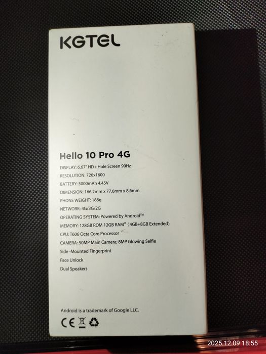 Kgtel Hello 10pro 4G