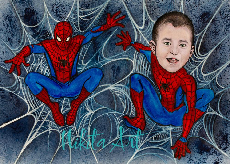 Карикатури  по поръчка, ръчно рисувани