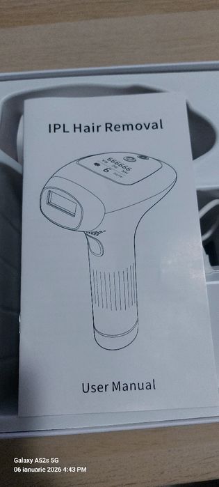 Epilator cu impulsuri