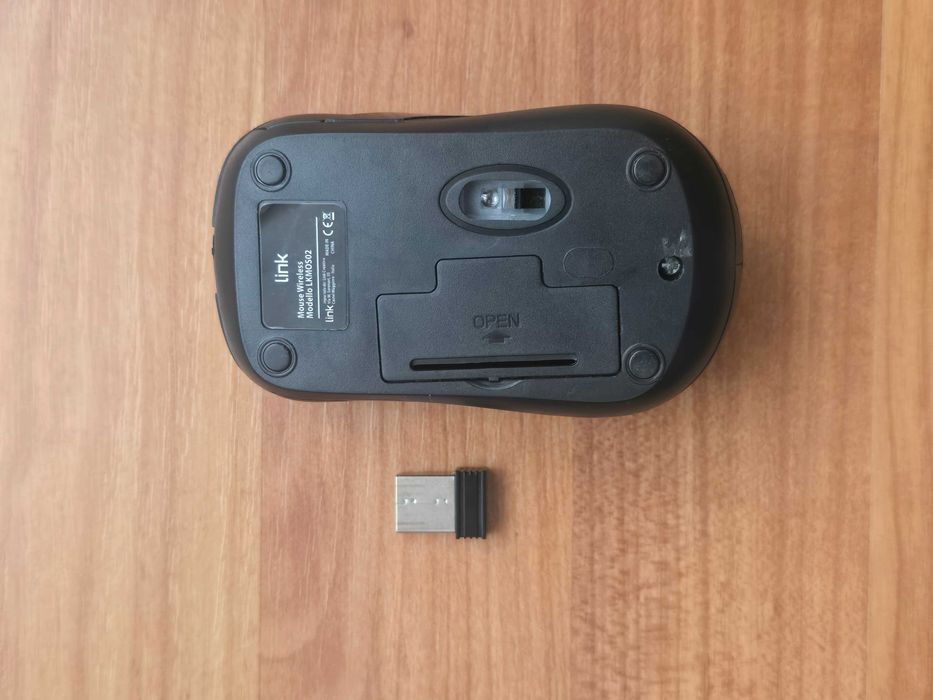 Link lkmos02 Wireless Mouse 1000 dpi 3 Buttons USB Receiver Black