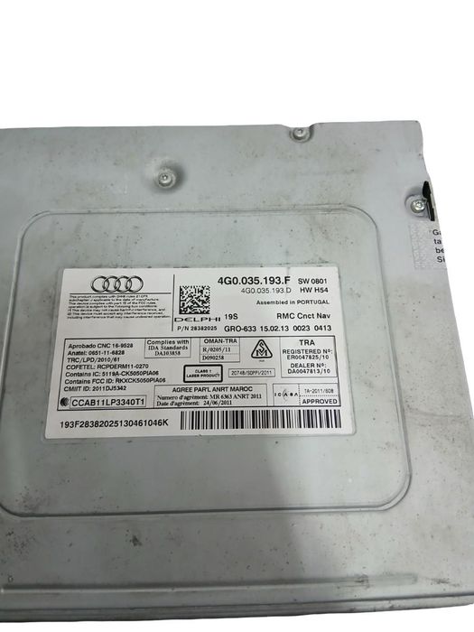Unitate/Navigatie Mmi Audi A6 C7, 4Gc 2010 - 2018 4G0035193 F
