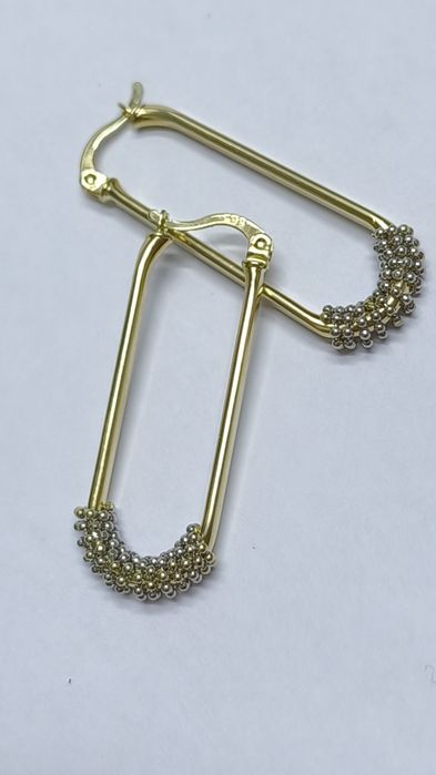 Серьги из жёлтого золота