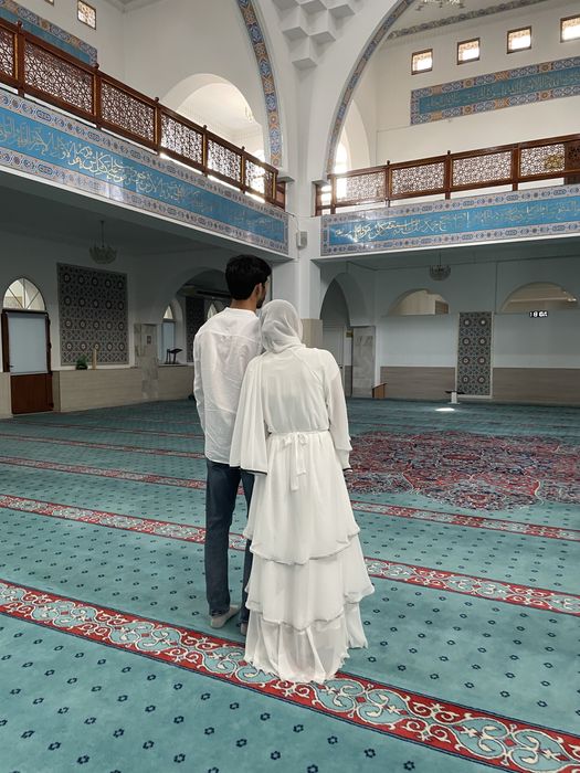 Ярусная абая, белый цвет