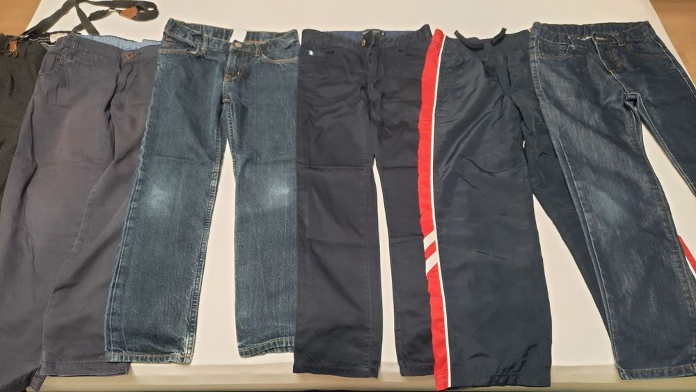 Lot pantaloni baieti 128-134