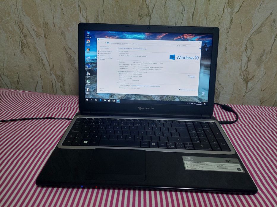 4 ядрен лаптоп pakard bel