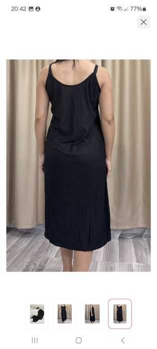 Платье чёрное, 46 р. Новое.