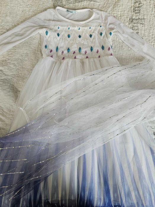 Рокля Замръзналото кралство на Елза 125-130 см