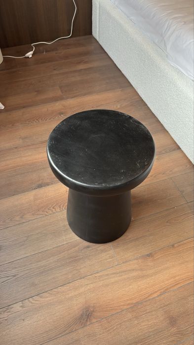 Нова дизайнерска помощна маса – черна, модерен стил