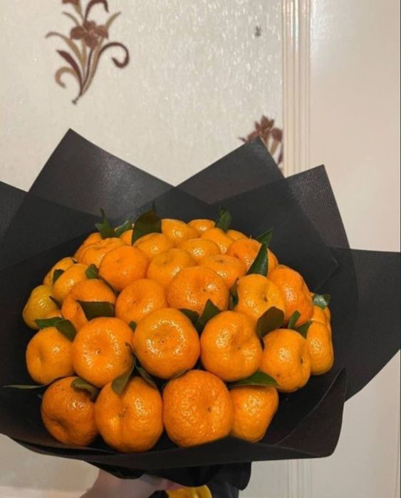 Mandarin buket Buket gul kapalak babochka