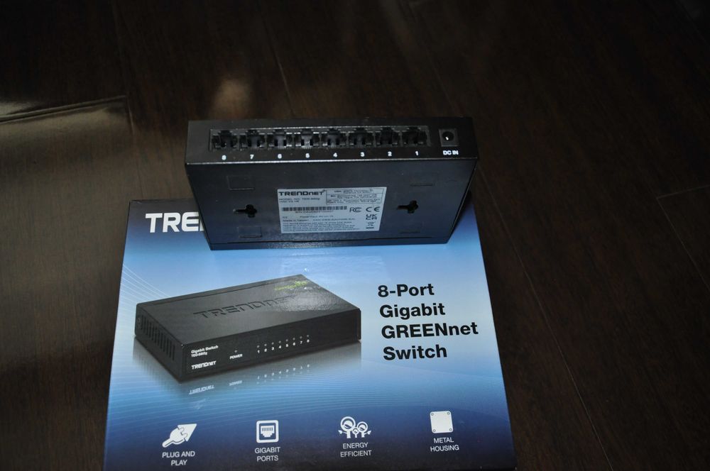 8 port gigabit greennet Trendnet noi
