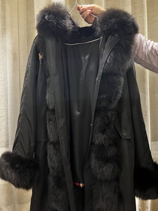 Роскошная меховая парка с натуральным мехом!