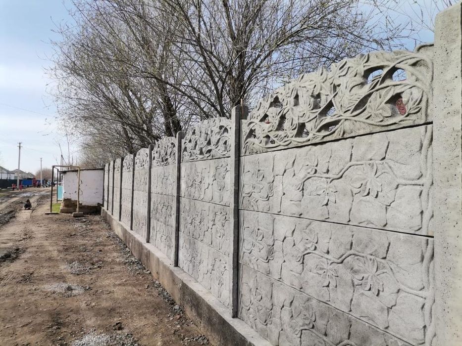 Евро заборы. Бетонные заборы