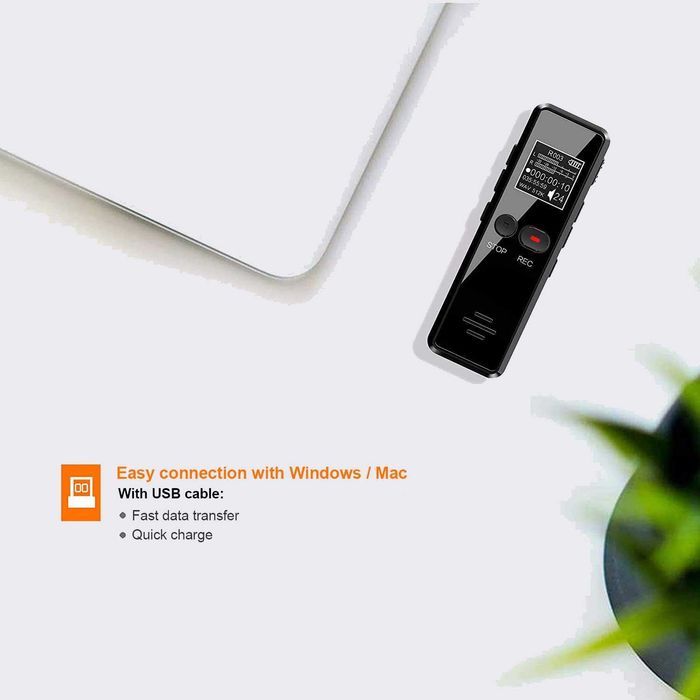 Цифров диктофон/MP3 плеар Tschisen 64GB 1536kbps