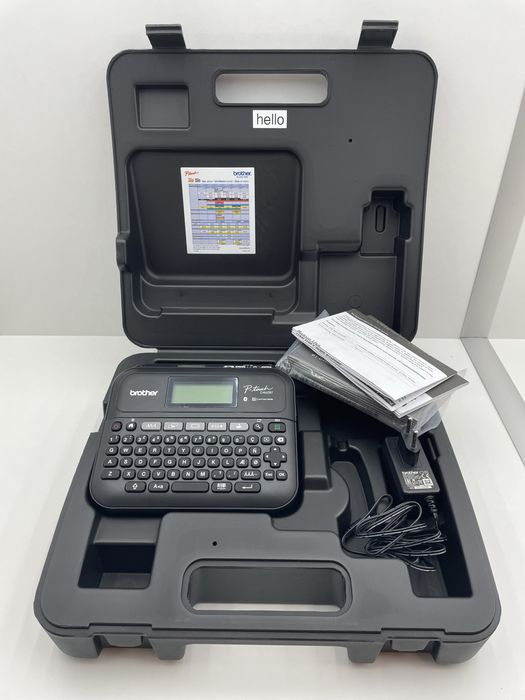 Imprimanta de etichete Brother PT-D460BTVP, 18mm, geanta transport, BT
