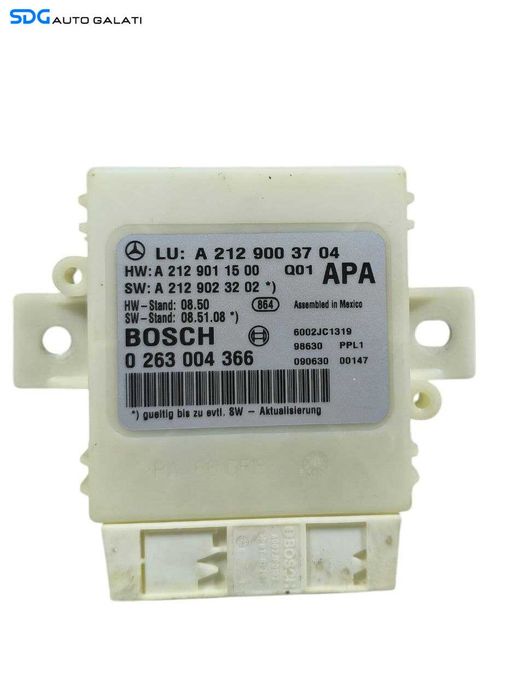 Unitate Modul Calculator PDC Senzor Senzori Parcare Mercedes Clasa E Class W212 2008 - 2016 Cod A2129003704 0263004366 [LR1339]