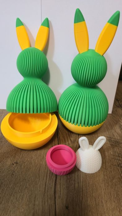 Зд принтирани зайчета