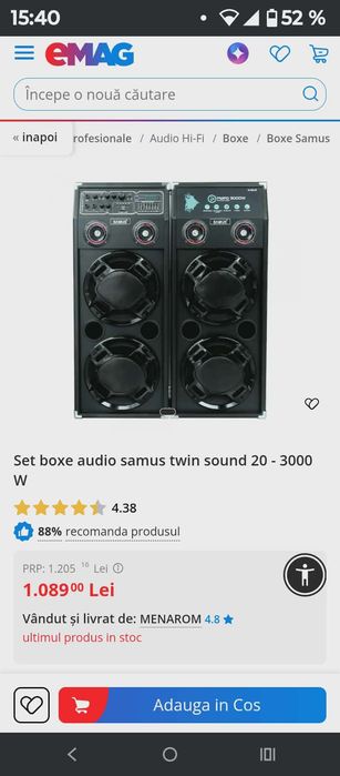 Vând boxe samus cu Bluetooth în stare buna