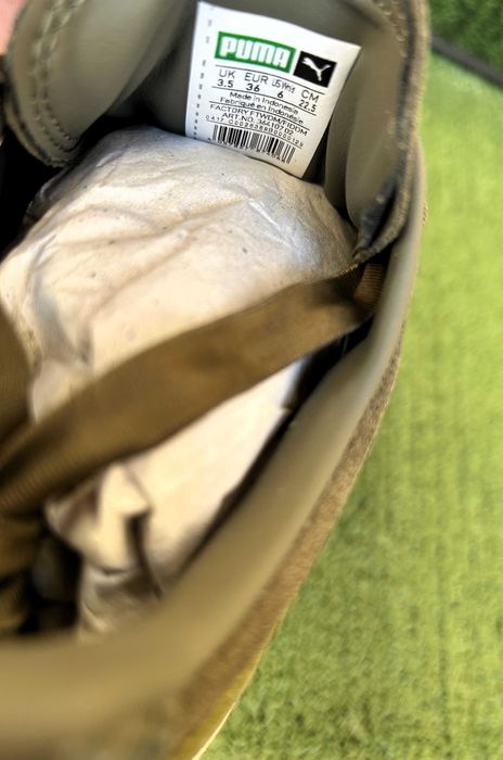sneakerși Puma, marimea 36,culoare verde avocado,Puma Suede XL Lace VR