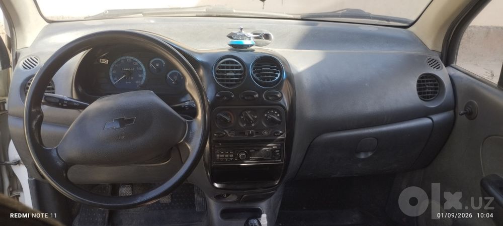 Matiz 2 poz.2009 yil rangi oq