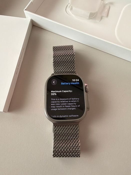 Apple Watch Ultra 3 49mm Titan Natural