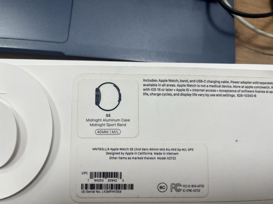 Apple watch SE 2 40 mm Midnight