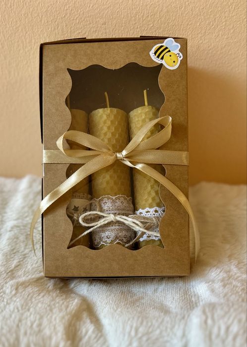 Свещи от пчелен восък!