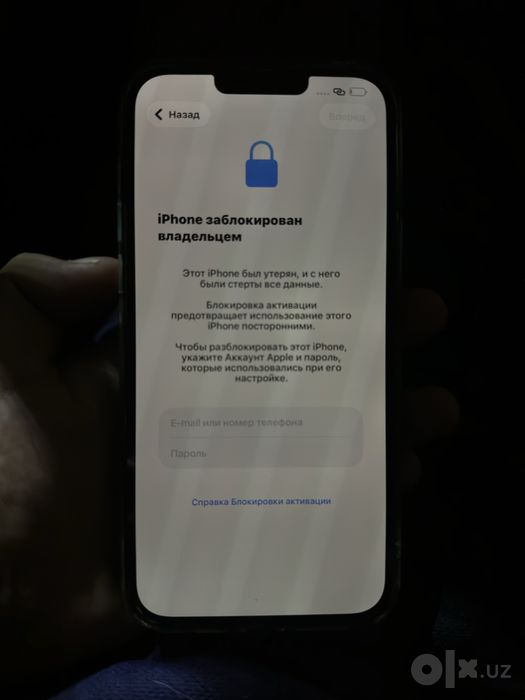 Iphone 13 pro max icloudga tushgan