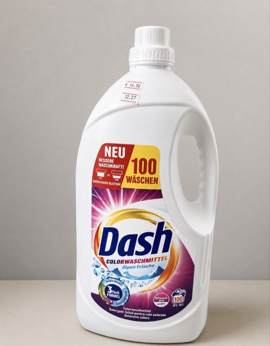 Dash Color – течен перилен препарат, 4.5 л / 100 пранета