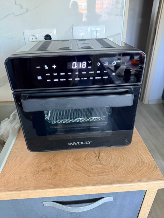 Еарфраер Involly AF-150ID 1600W Air Fryer Oven, 18 in 1 еар фраер