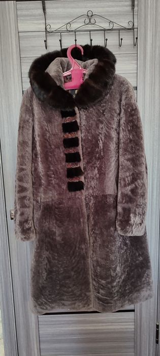 Шуба натуральная мутон