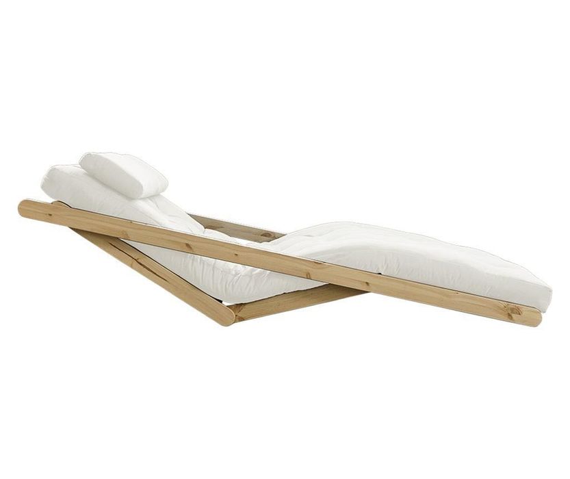 Sezlong extensibil living Figo Natural 120x200 cm