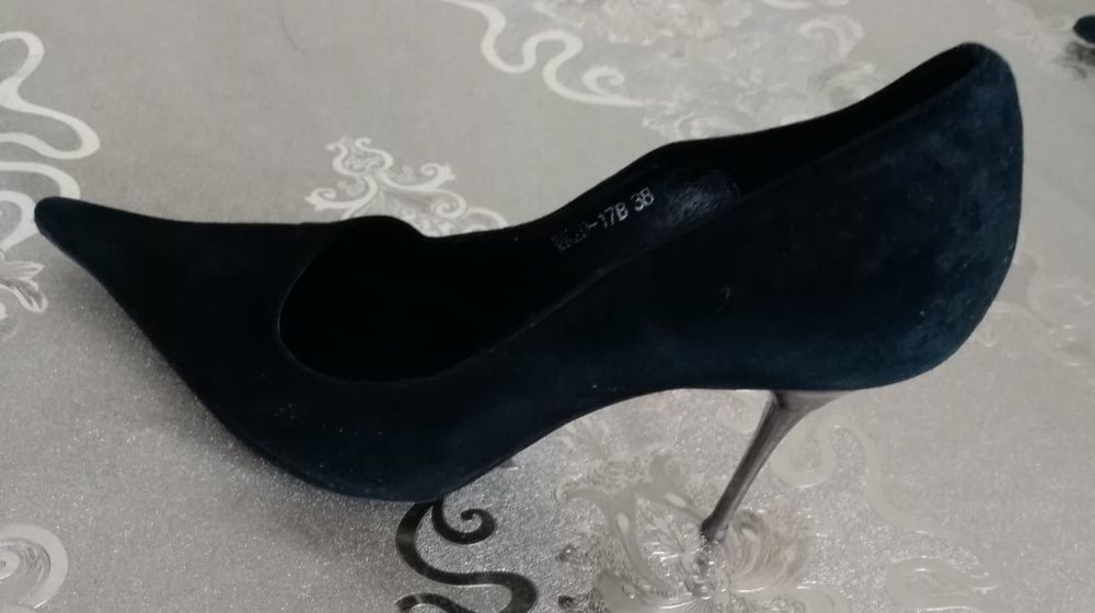 Туфли из натуральной замши