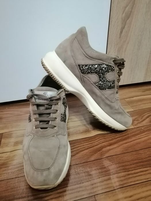 Sneakers interactiv H Hogan glitter