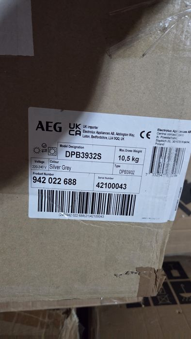Абсорбатор за вграждане AEG DPB3932S 90cm