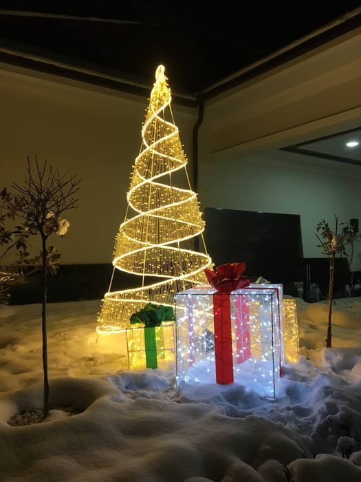 Новогодние светящиеся фигуры изготовление по вашему дизайну