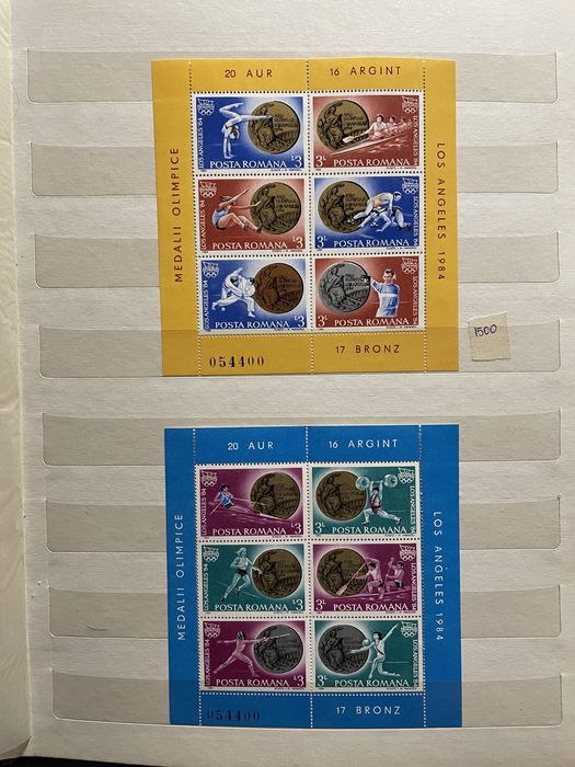 Colectie timbre nestampilate 1983-1987