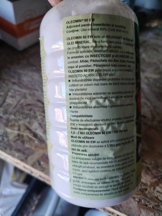 Ulei mineral horticol oleomin® 80 EW