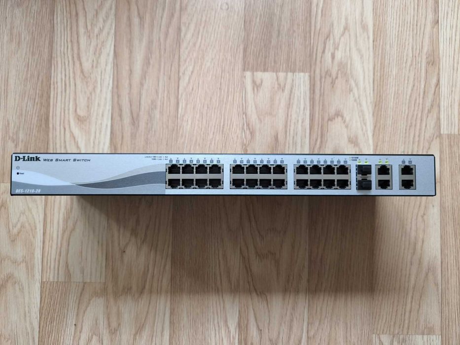 Switch D-Link DES-1210-28P, 24 x 10/100, 2 Combo SFP, 2 Gigabit, POE