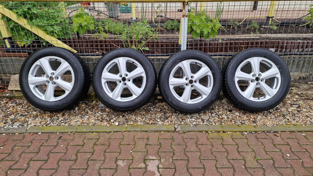 Jante 18" Ford Originale Borbet cu Cauciucuri Nokian 235/60 R18 şi set piulita