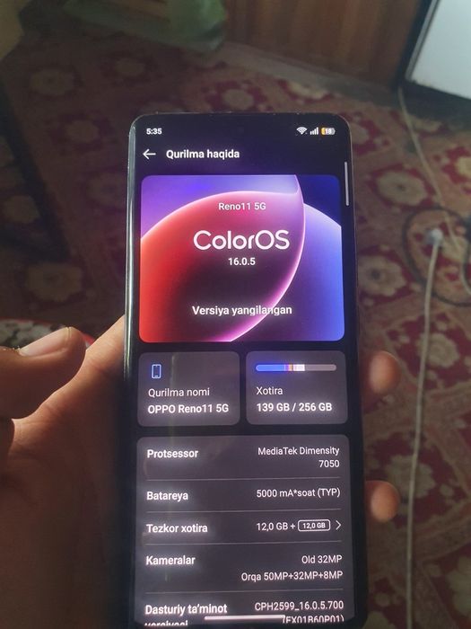 Oppo Reno 11  5g