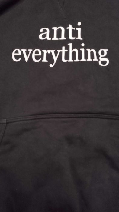 Нов суитшърт с качулка, черен